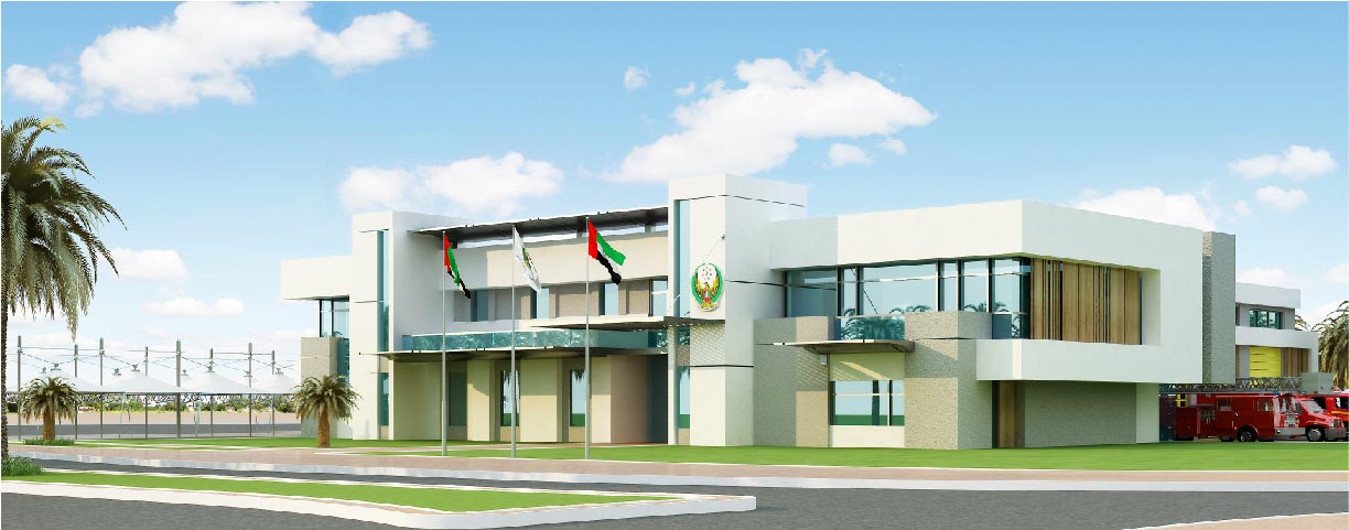 Civil Defense Building in Al Falah