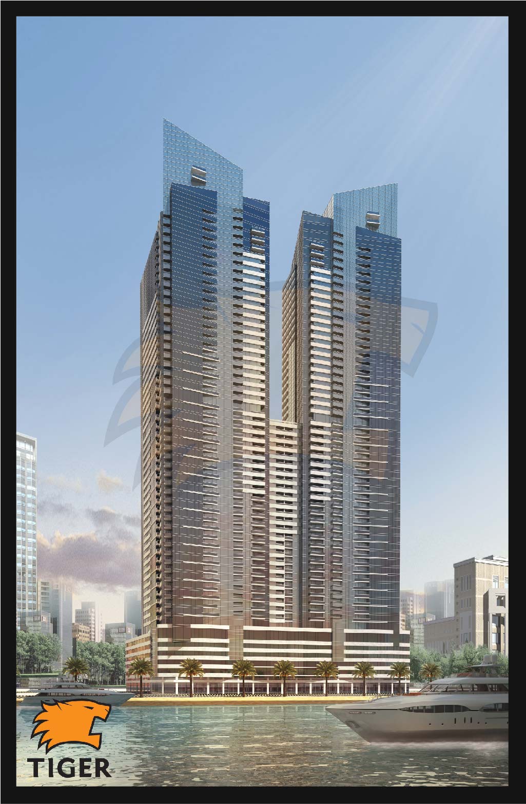 Twin Tower Residential Building