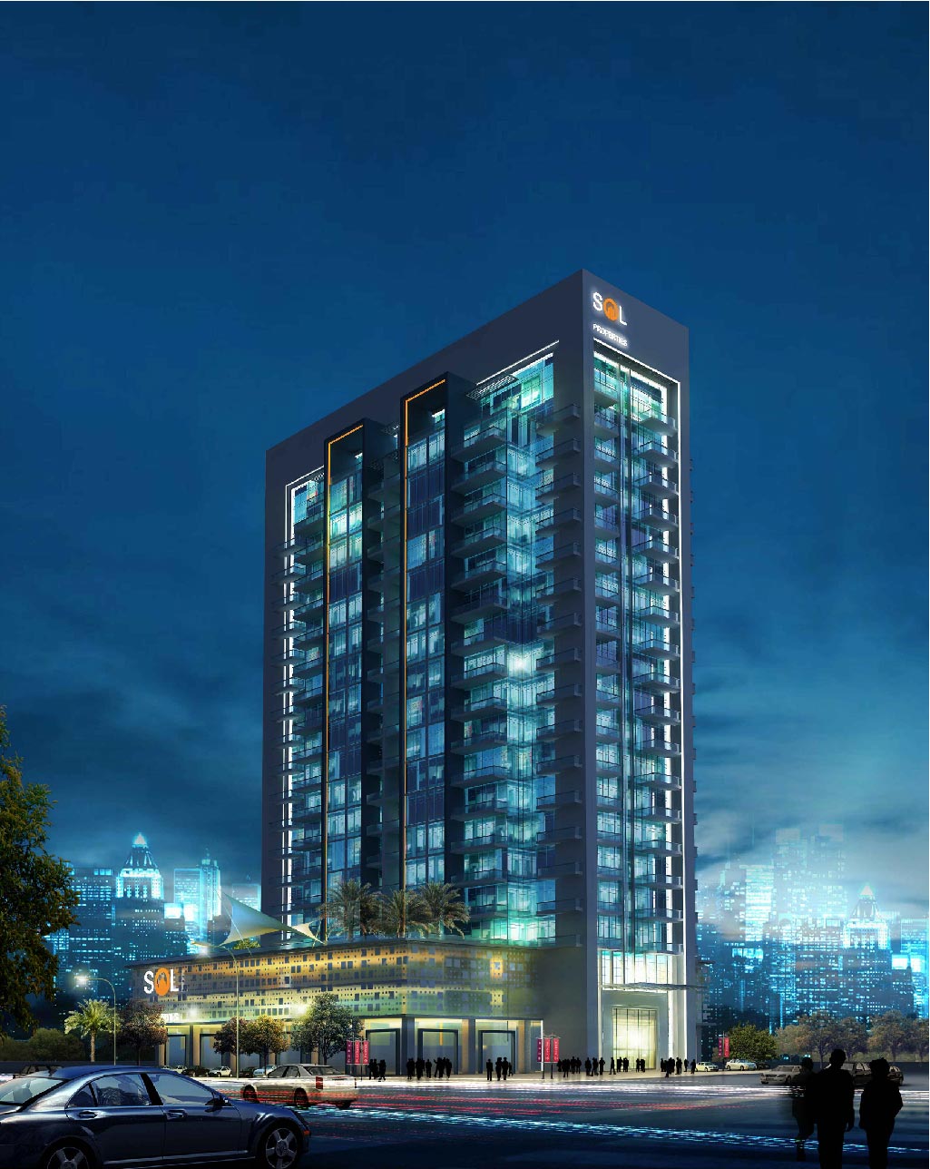 Mixed Use Building (3B+G+2P+17)