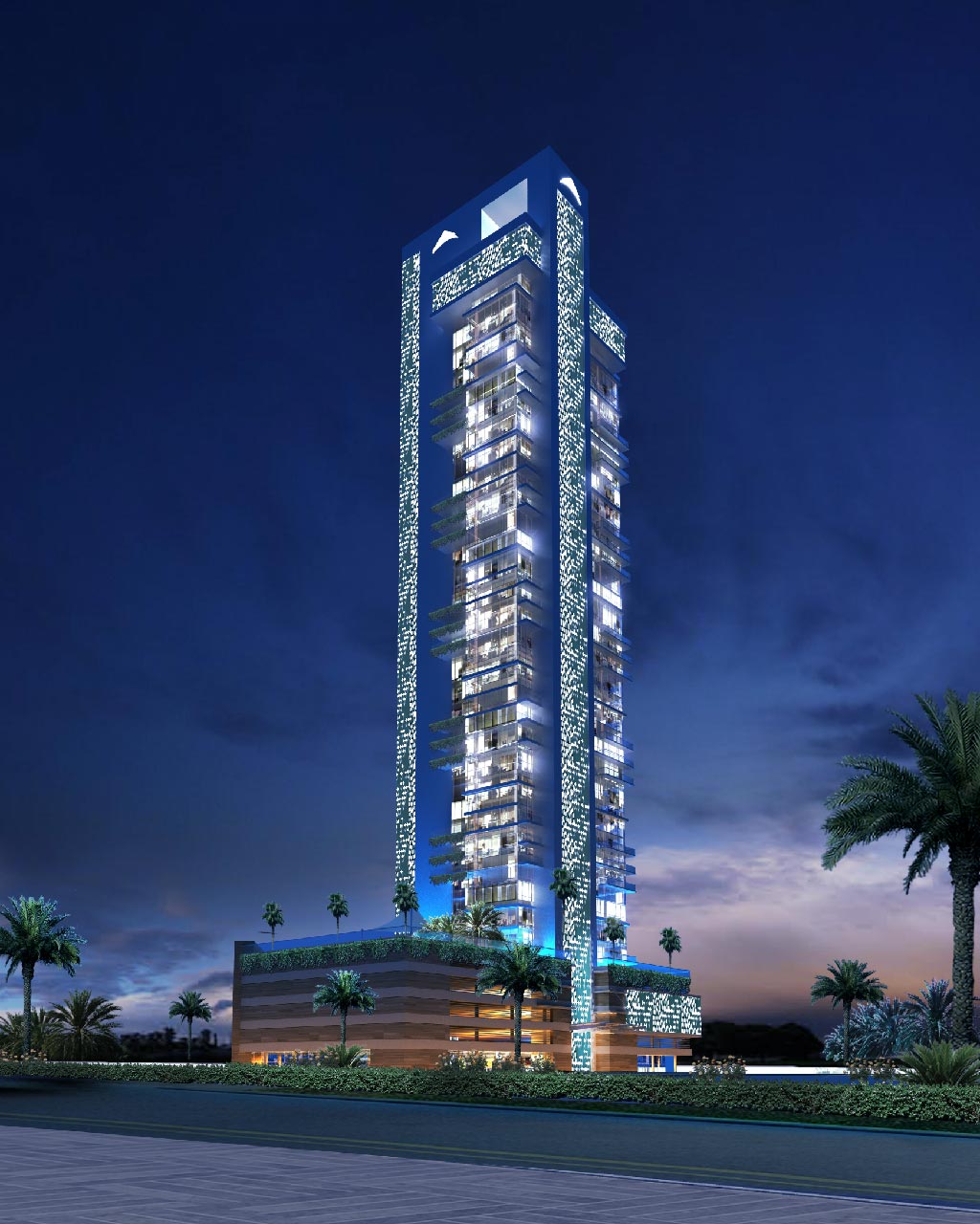 Residential Building (B+G+4P+39+Roof)