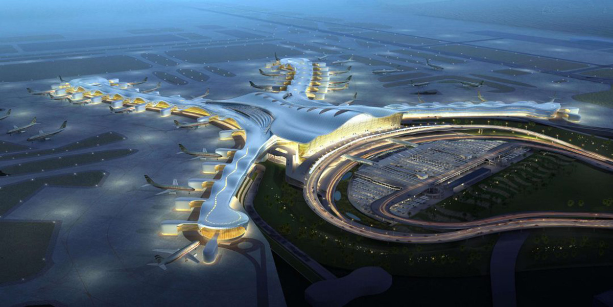 Abu Dhabi International Airport High Mast Lighting Foundation Design
